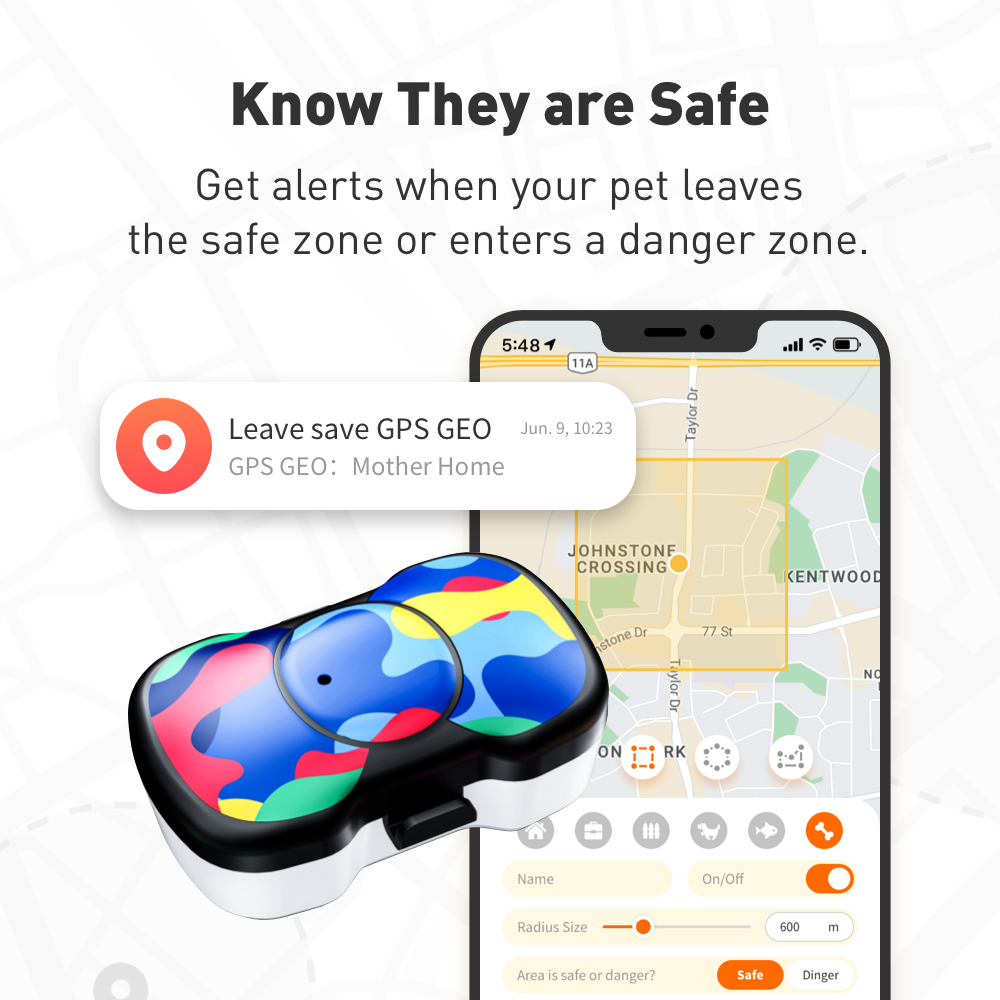 4G GPS Dog Tracker [12-Month Membership Included] No Monthly Fee, Real-Time Tracking,Virtual Fence Alerts