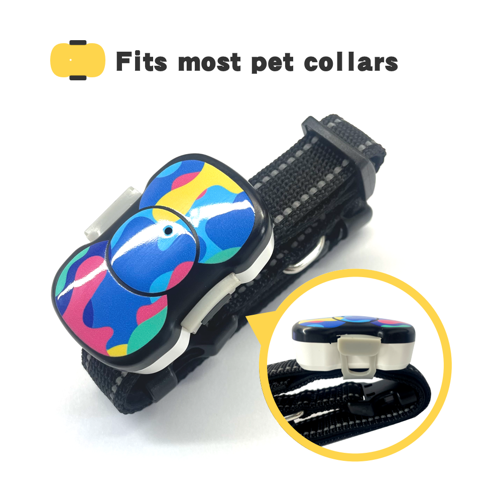 hipet 4G GPS Dog Tracker – Real-Time Pet Tracker with App, 30-Day Battery, Waterproof, Worldwide Coverage, 3-Day Free Plan & 90-Day Return Guarantee, Work with iOS & Android